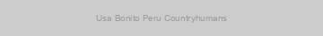 Usa Bonito Peru Countryhumans